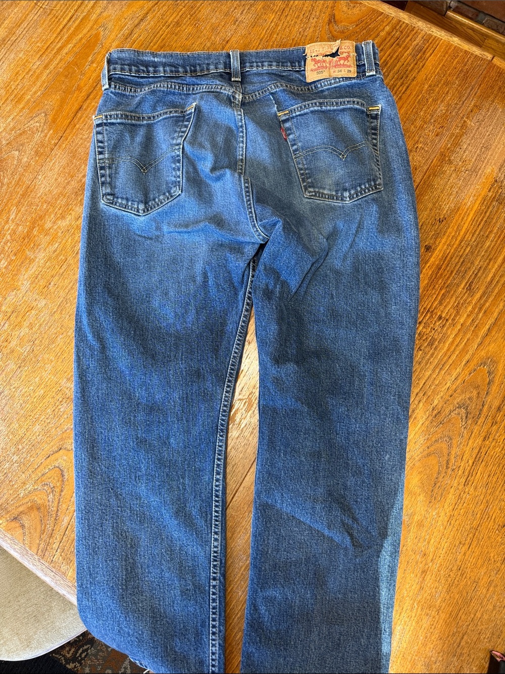 Levi's Men's Dark Blue Relaxed Straight Jeans